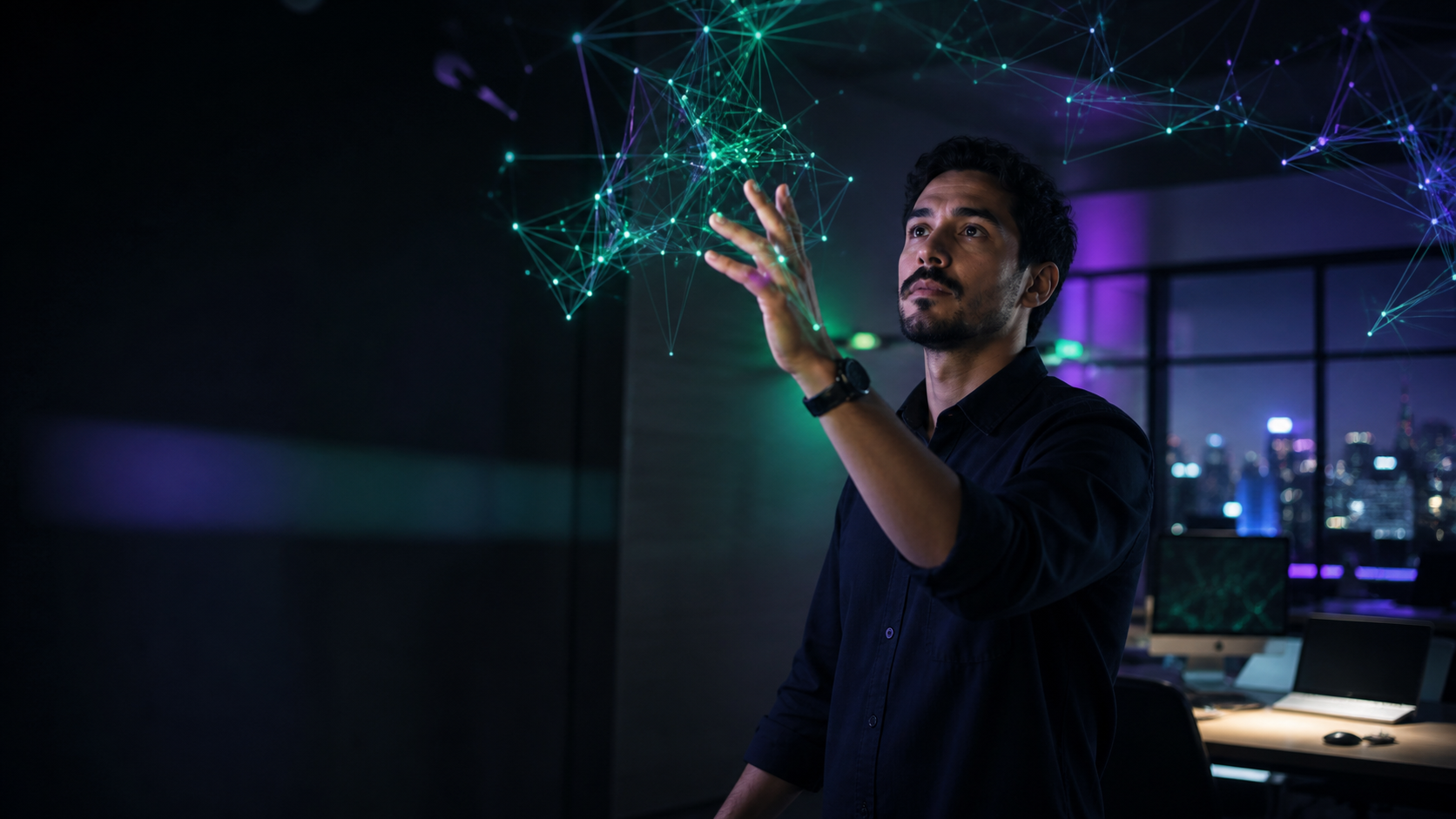Pessoa aprendendo Machine Learning com a Logicsamba